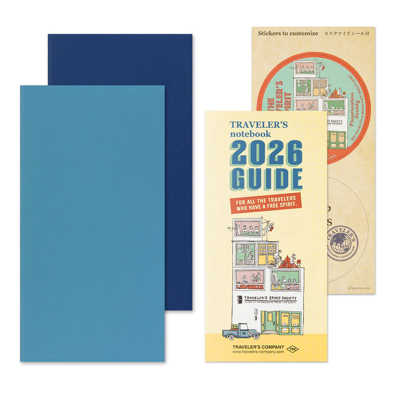 Traveler’s Company Notebook Refill Regular Size 2026 Diary Weekly + Memo