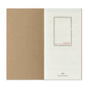 Traveler’s Company Notebook Refill Regular Size 2026 Diary Weekly + Memo