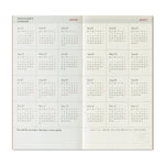 Traveler’s Company Notebook Refill Regular Size 2026 Diary Weekly + Memo
