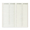 Traveler’s Company Notebook Refill Regular Size 2026 Diary Weekly + Memo