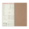 Traveler’s Company Notebook Refill Regular Size 2026 Diary Weekly + Memo