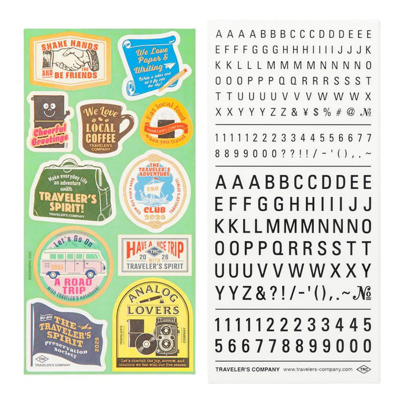Travelers Company 2026 Sticker Set