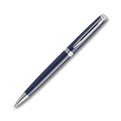 Waterman Hémisphère Blue Lacquer Chrome Trim Ballpoint Pen