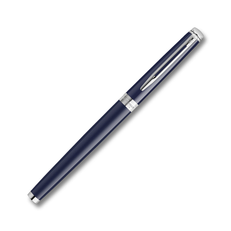 Waterman Hémisphère Blue Lacquer Chrome Trim Fountain Pen