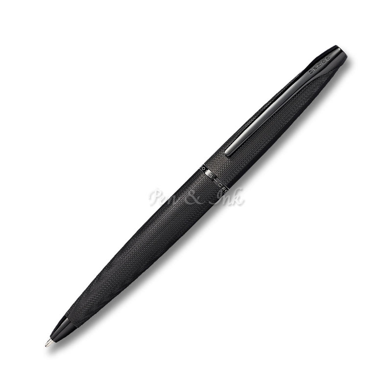 ATX Brushed Black Etched Diamond Ballpoint Pen