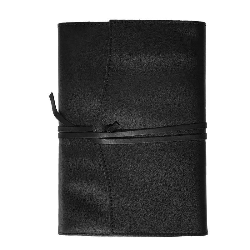 Belcraft Amalfi Medium Refillable Black Leather Journal