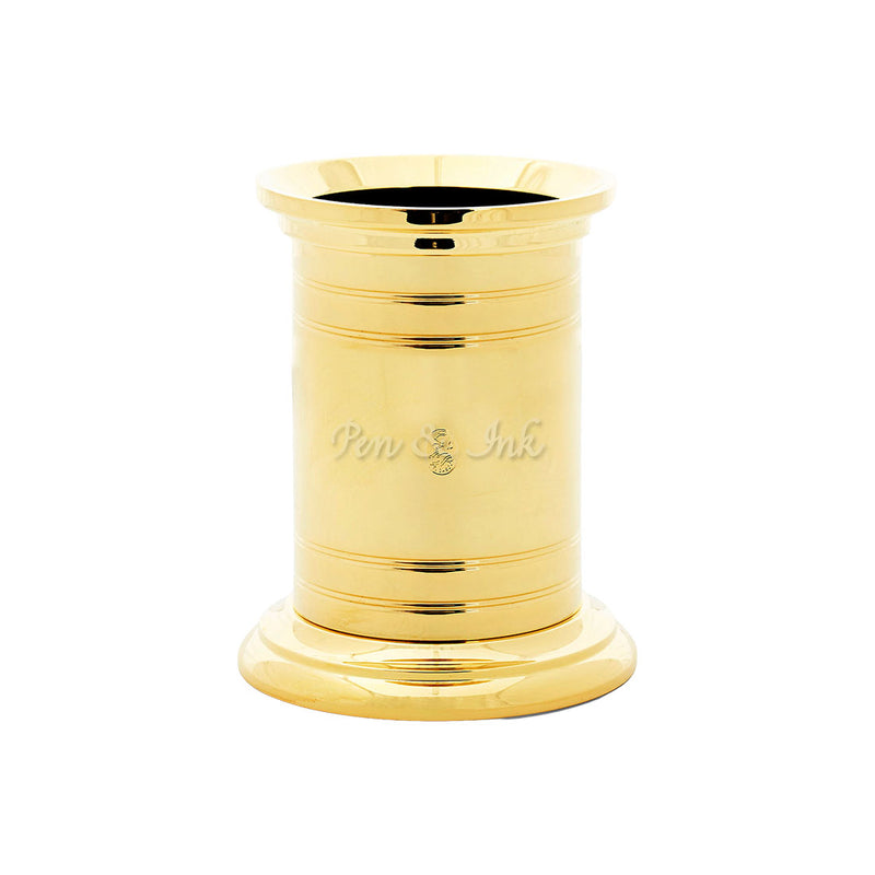 El Casco 23k Gold-Plated Large Pencil Pot