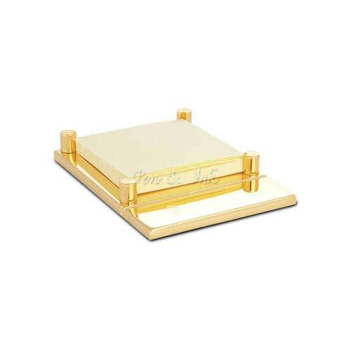 El Casco 23k Gold-Plated Adhesive Note Holder