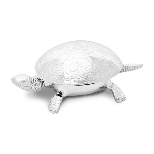 El Casco Chrome Turtle Paperweight & Bell