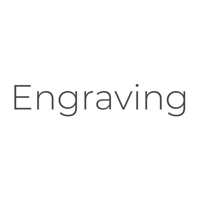 Engraving Up to 3 Letters