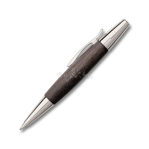 Faber-Castell E-Motion Pear Wood Dark Brown Ballpoint Pen