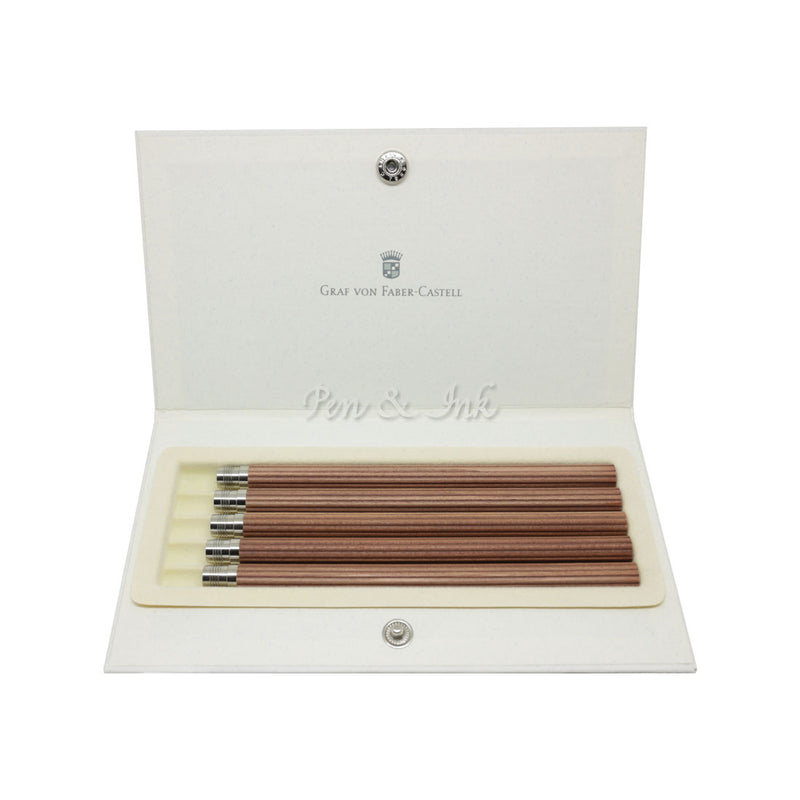 Graf von Faber-Castell Five No.V Brown Pocket Pencils