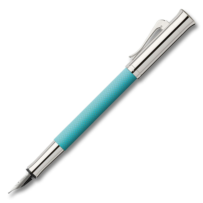 Graf von Faber-Castell Guilloche Turquoise Fountain Pen