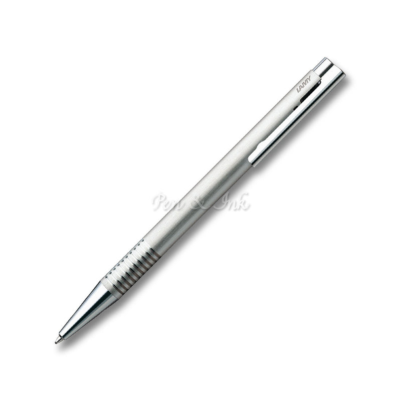 LAMY Logo Brushed Stainless Steel Ballpoint