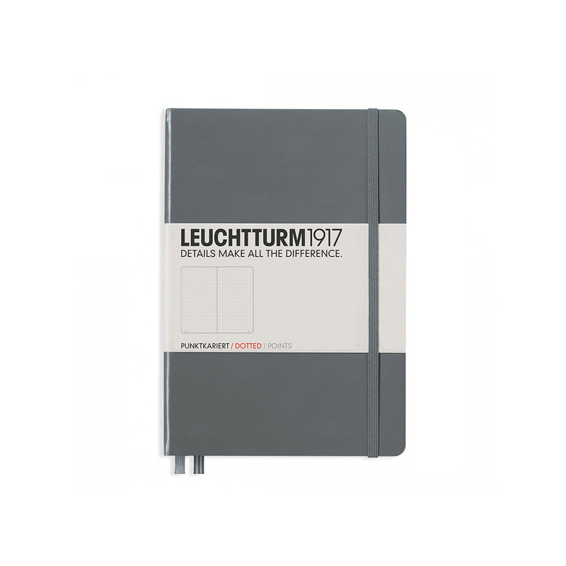 Leuchtturm A5 Hard Cover Dotted Anthracite