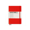 Leuchtturm A5 Hard Cover Squared Red