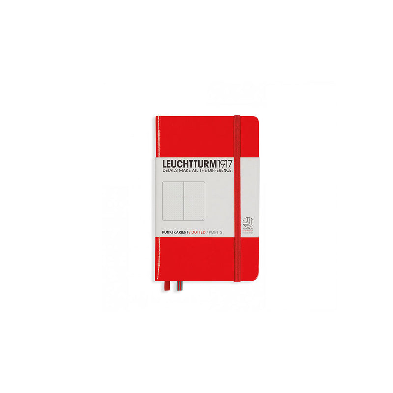Leuchtturm A6 Hard Cover Dotted Red