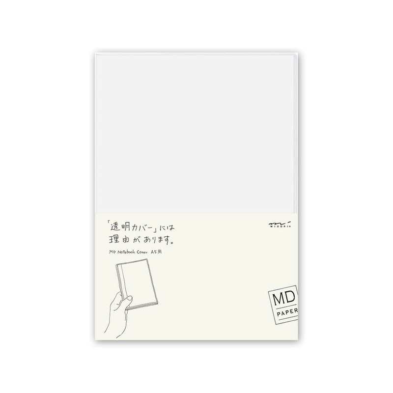 Midori MD Notebook Cover A5 - Clear Vinyl