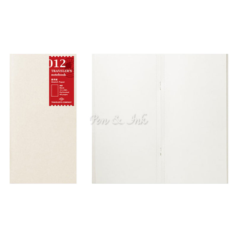 Midori Traveler’s Company Traveler’s Notebook Refill Regular Size 012 Sketch Paper