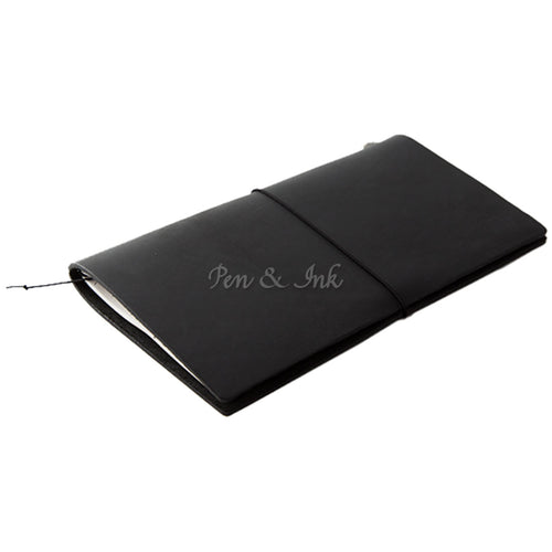 Midori Traveler's Company Traveler's Notebook Starter Kit Regular Size Black