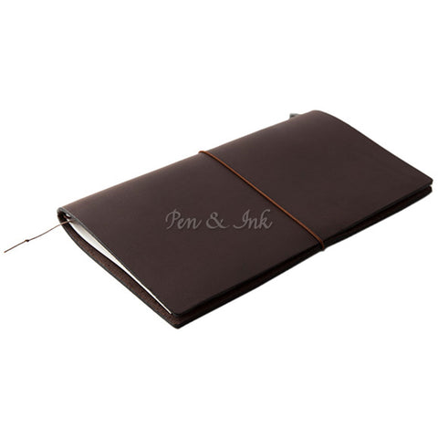 Traveler's Company Notebook Starter Kit Regular Size Brown – Pen