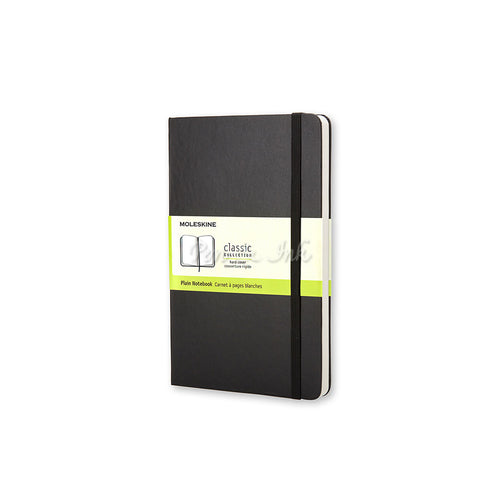 Moleskine Classic Hard Cover Pocket Plain Black Notebook