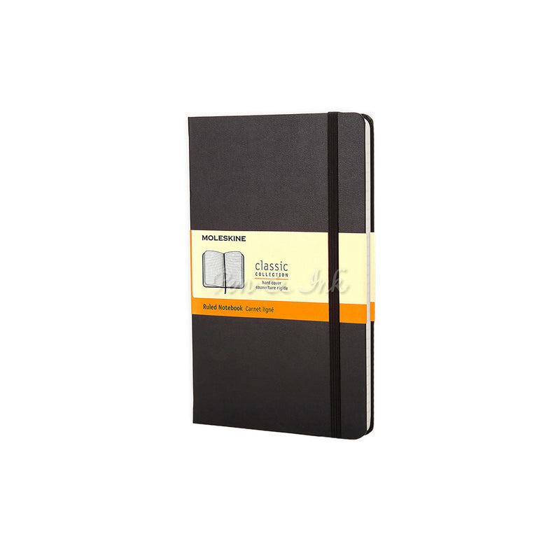 Moleskine Classic Hard Cover Pocket Ruled Black Notebook