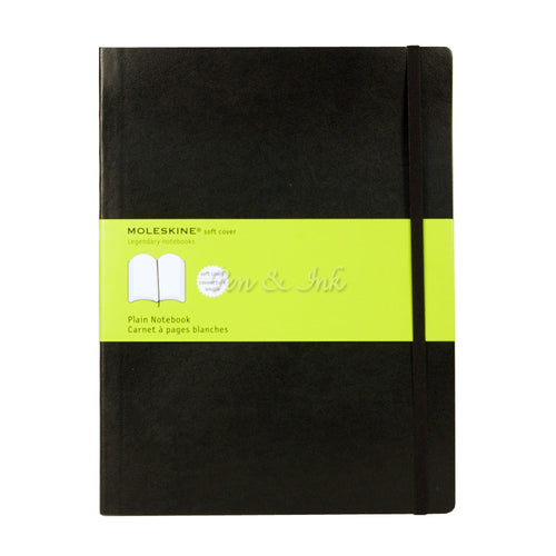 Moleskine Classic Soft Cover Extra Large Plain Black Notebook