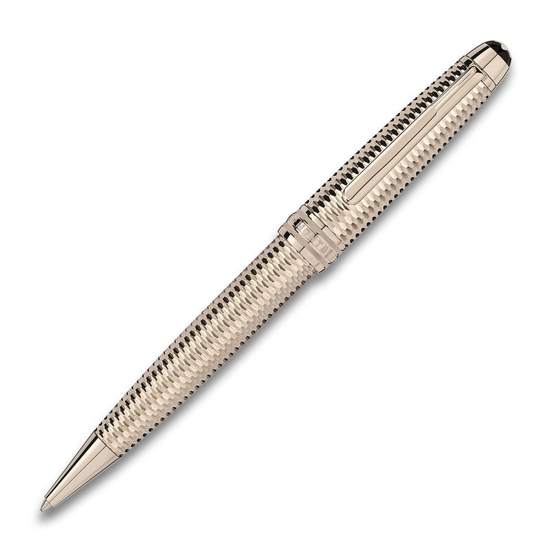 Montblanc Meisterstück Solitaire Geometry Champagne Gold Midsize Ballpoint Pen