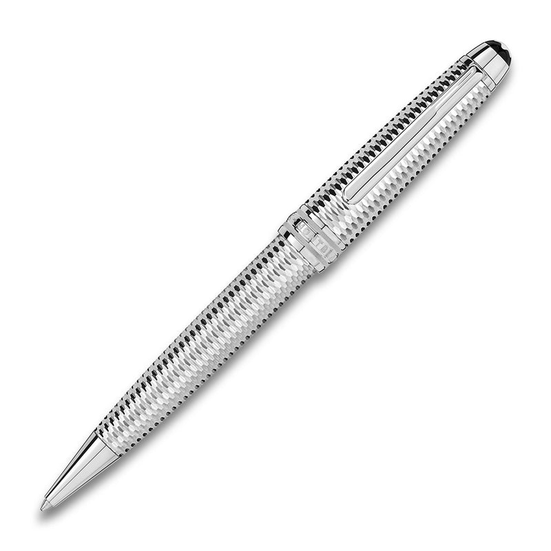 Montblanc Meisterstück Solitaire Geometry Platinum Midsize Ballpoint Pen