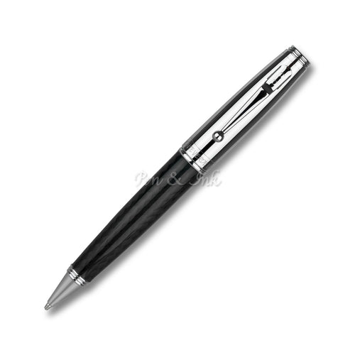 Monteverde Invincia Chrome Carbon Fibre Ballpoint Pen