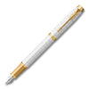 Parker IM Premium Pearl Gold Trim Fountain Pen