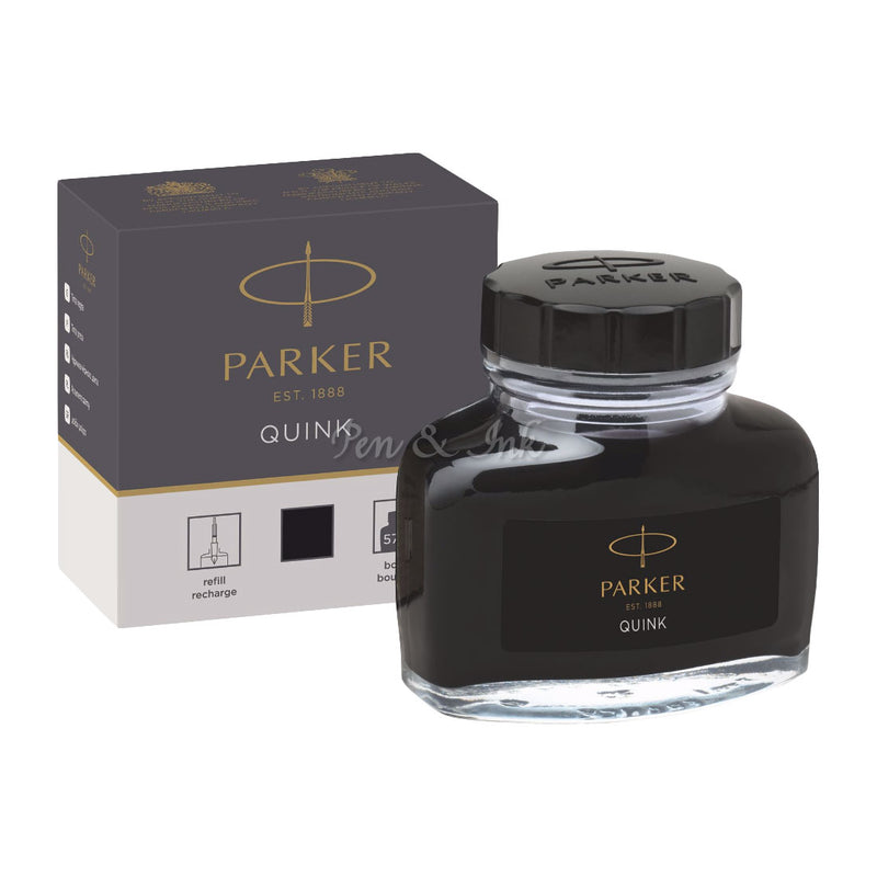 Parker Quink Bottled Ink Black