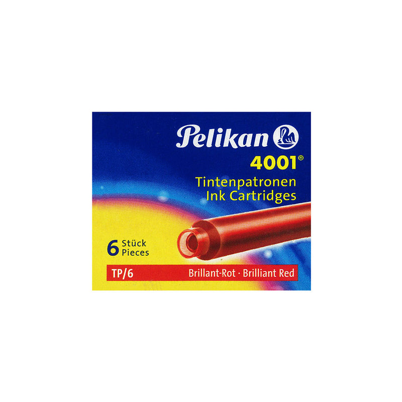 Pelikan 4001 Ink Cartridges Red