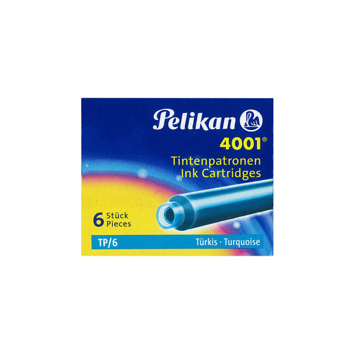 Pelikan 4001 Ink Cartridges Turquoise