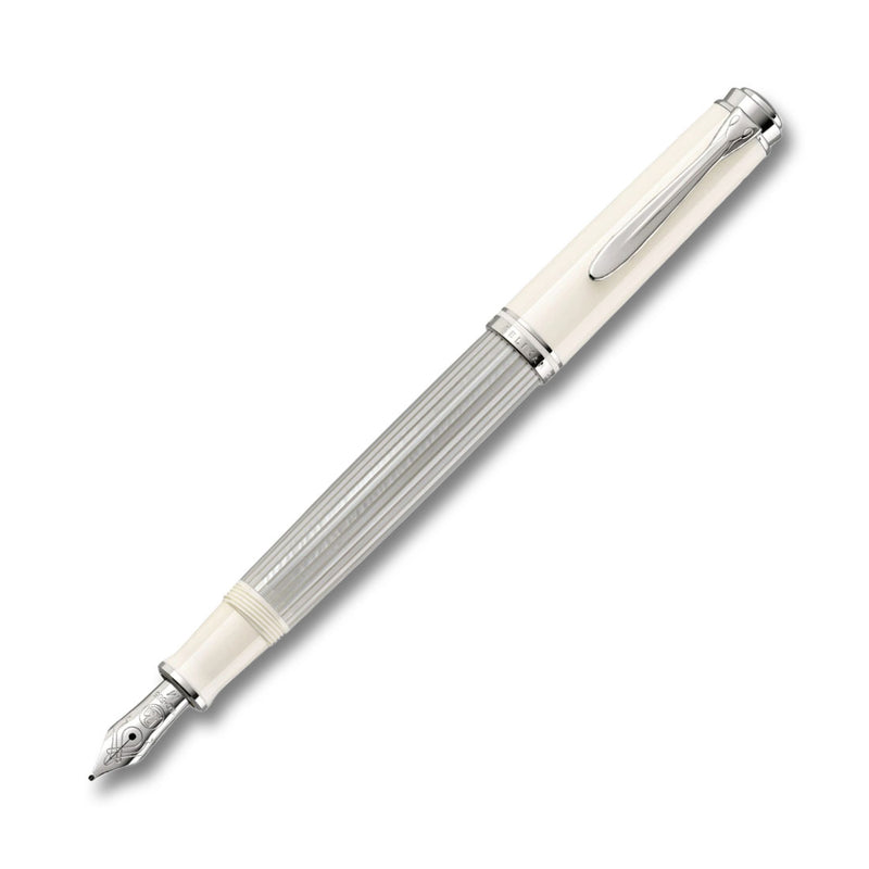 Pelikan Souverän M405 Silver White Fountain Pen
