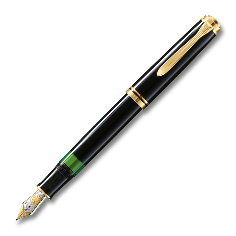 Pelikan Souverän M800 Black Gold Trim Fountain Pen