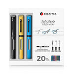 Sheaffer Calligraphy Maxi Kit - Black, Yellow and Blue