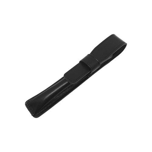 Visentin Black Leather 1 Pen Pouch