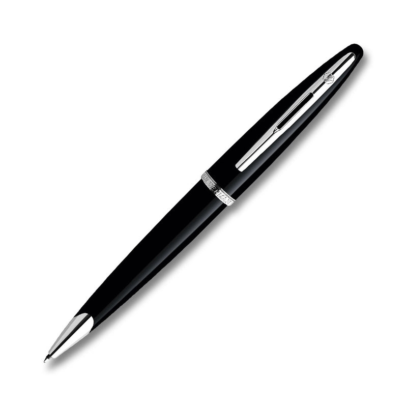 Carène Black Lacquer Chrome Trim Ballpoint Pen