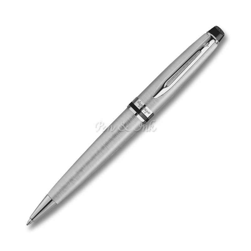 Waterman Expert Stainless Steel Chrome Trim Ballpoint Pen