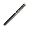 Waterman Hémisphère Black Lacquer Gold Trim Rollerball Pen