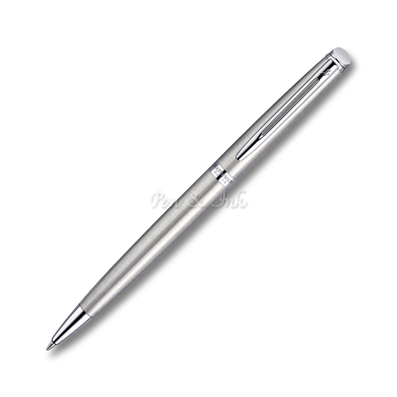 Waterman Hémisphère Stainless Steel Chrome Trim Ballpoint Pen
