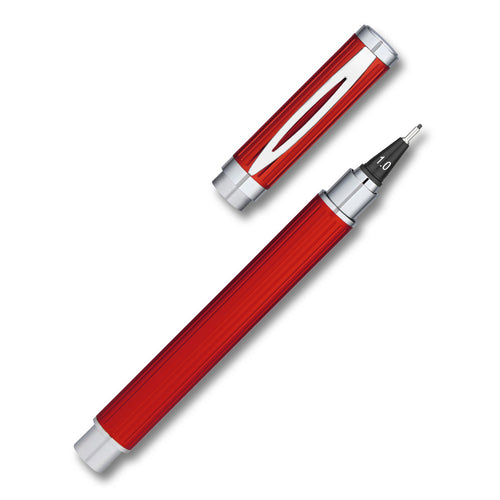 Yookers Eros Red Striped Lacquer Refillable Felt-Tip Pen